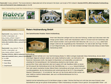 Tablet Screenshot of holzhandlung-raters.de